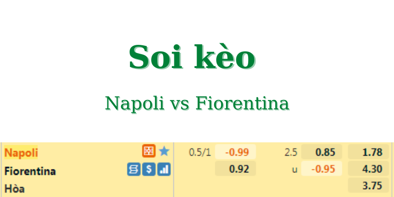 Soi kèo Napoli vs Fiorentina
