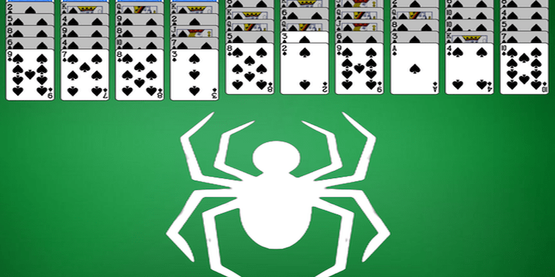 Game xếp bài nhện với lối chơi đơn giản